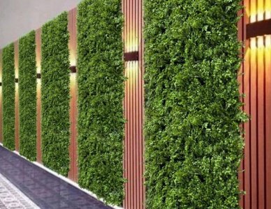 artificial grass wall designs