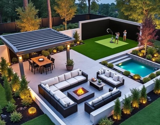 landscaping & outdoor setting