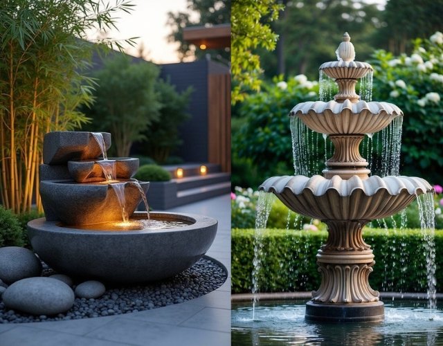 water bodies & fountains