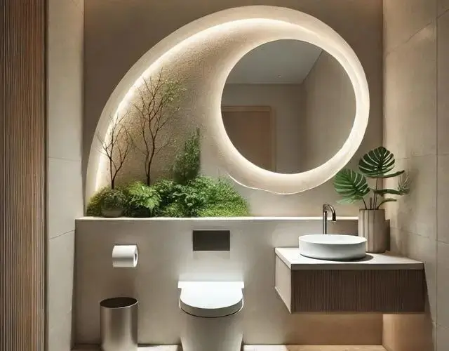 glass, mirror & infinity wall design