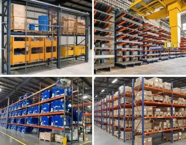 industrial racking & locker options